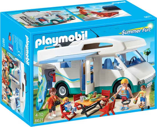 PLAYMOBIL Grote familie-camper - 6671