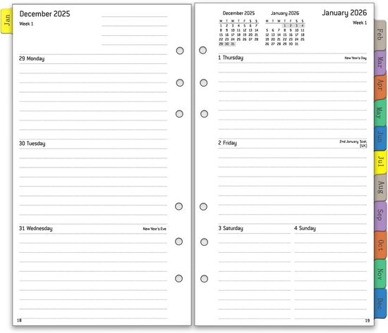 Weekkalender 2027 Basic (Omlegkalender) | Drukken met logo