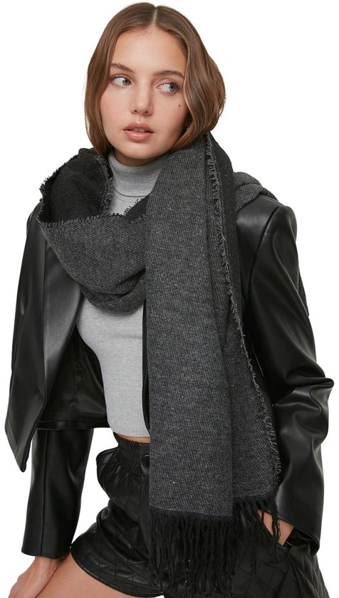 Écharpe tissée simple pour femmes Trendyol