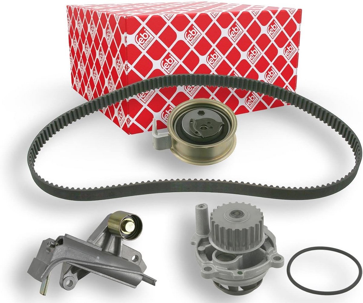 Tandriemset met waterpomp voor personenwagens en vrachtwagens