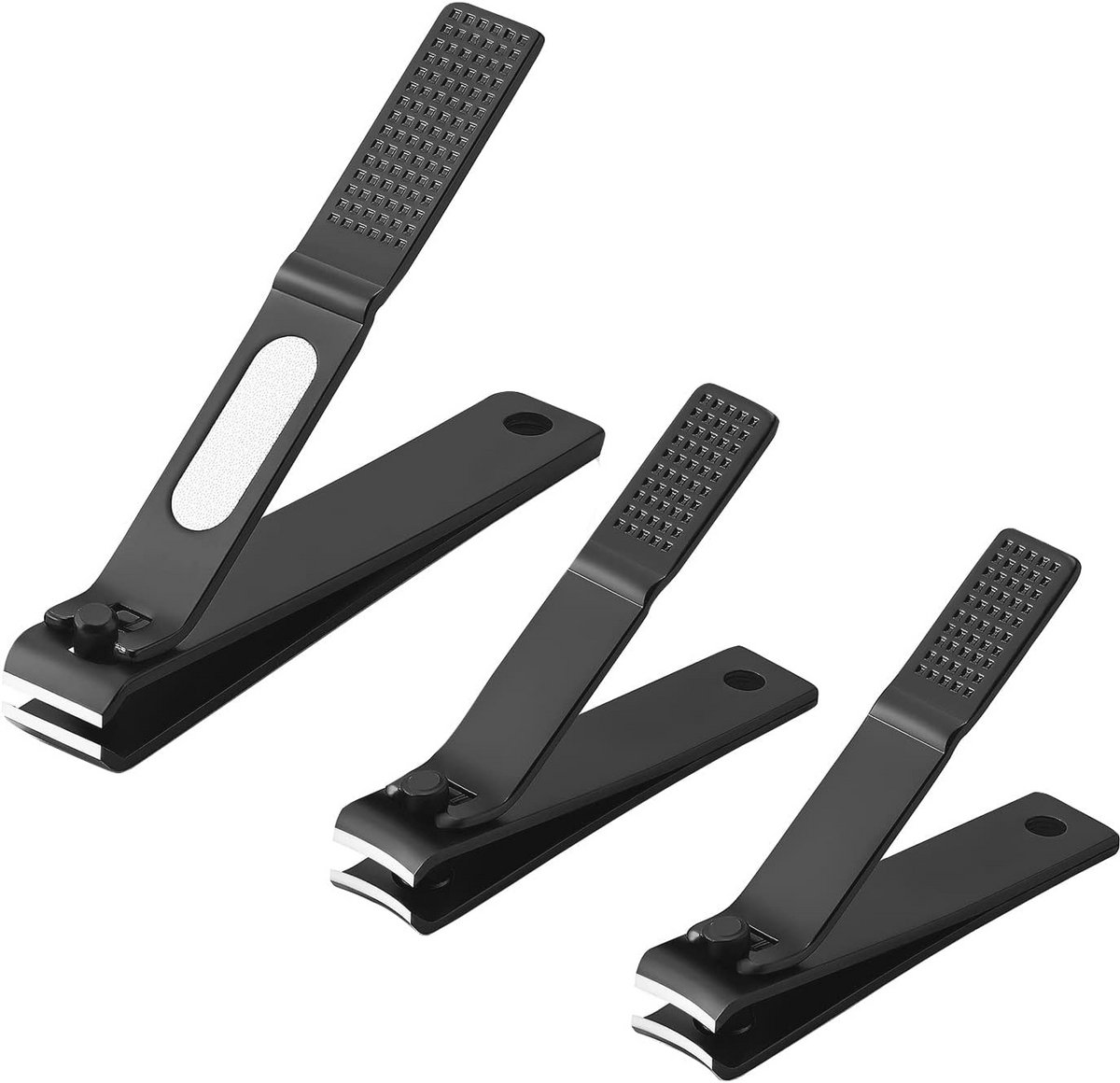 Nagelknipper Set - 3 Stuks Roestvrijstalen Vingernagel en Teennagel Knippers
