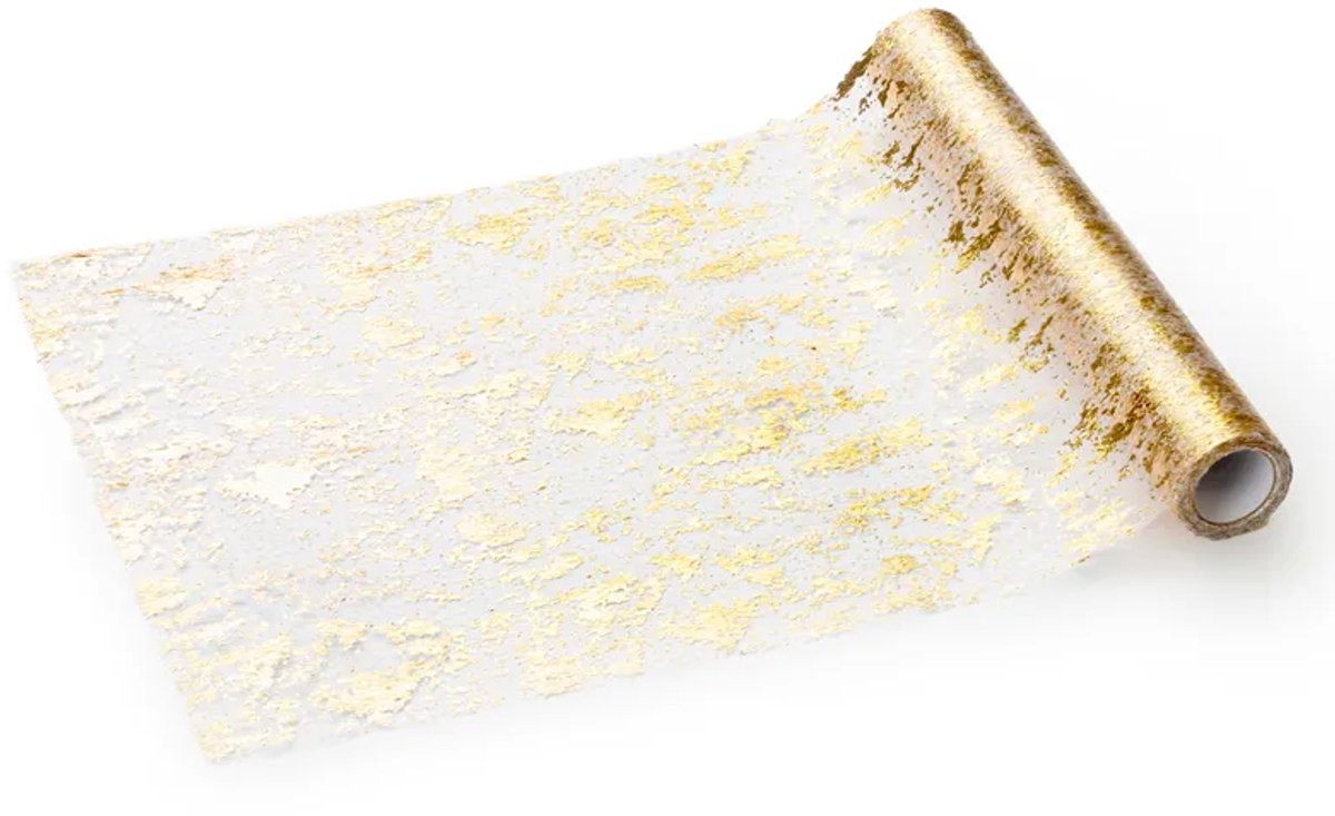 Tafelloper Gouden Print Chique