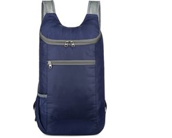 Ultralichte opvouwbare rugzak - waterdicht Oxford-doekmateriaal - grote capaciteit - geschikt voor reizen, wandelen, kamperen, fietsen en andere buitensporten - unisex - 40*26*14cm-Blauw