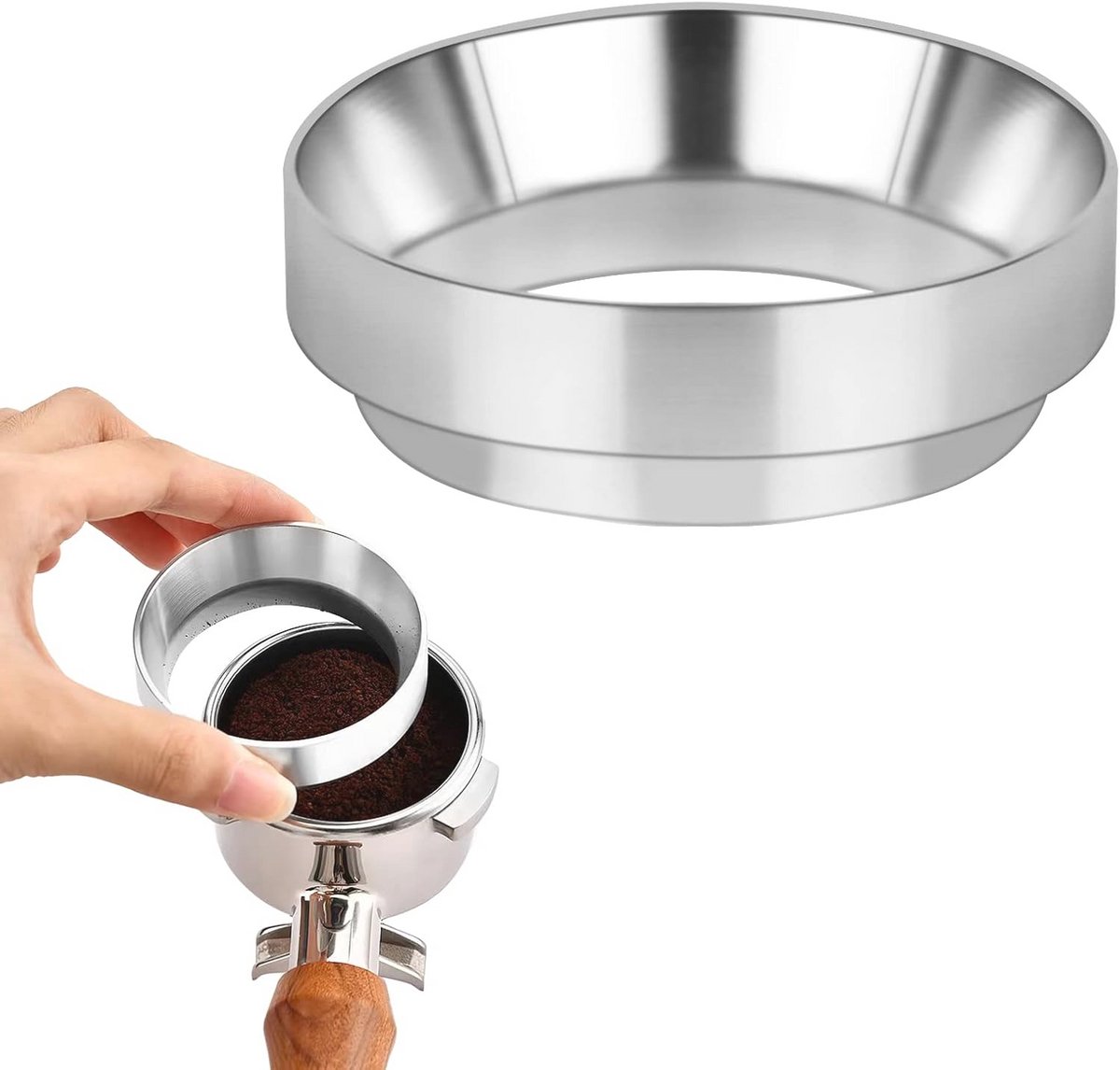 Universele Koffiedoseerring Magnetische 51 mm Vervangingsaccessoire voor Koffiezetapparaat