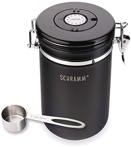 Koffiecontainer Premium roestvrijstalen koffiepot Vacuüm luchtdichte voorraadpot voor suikertheebonen (800 ml