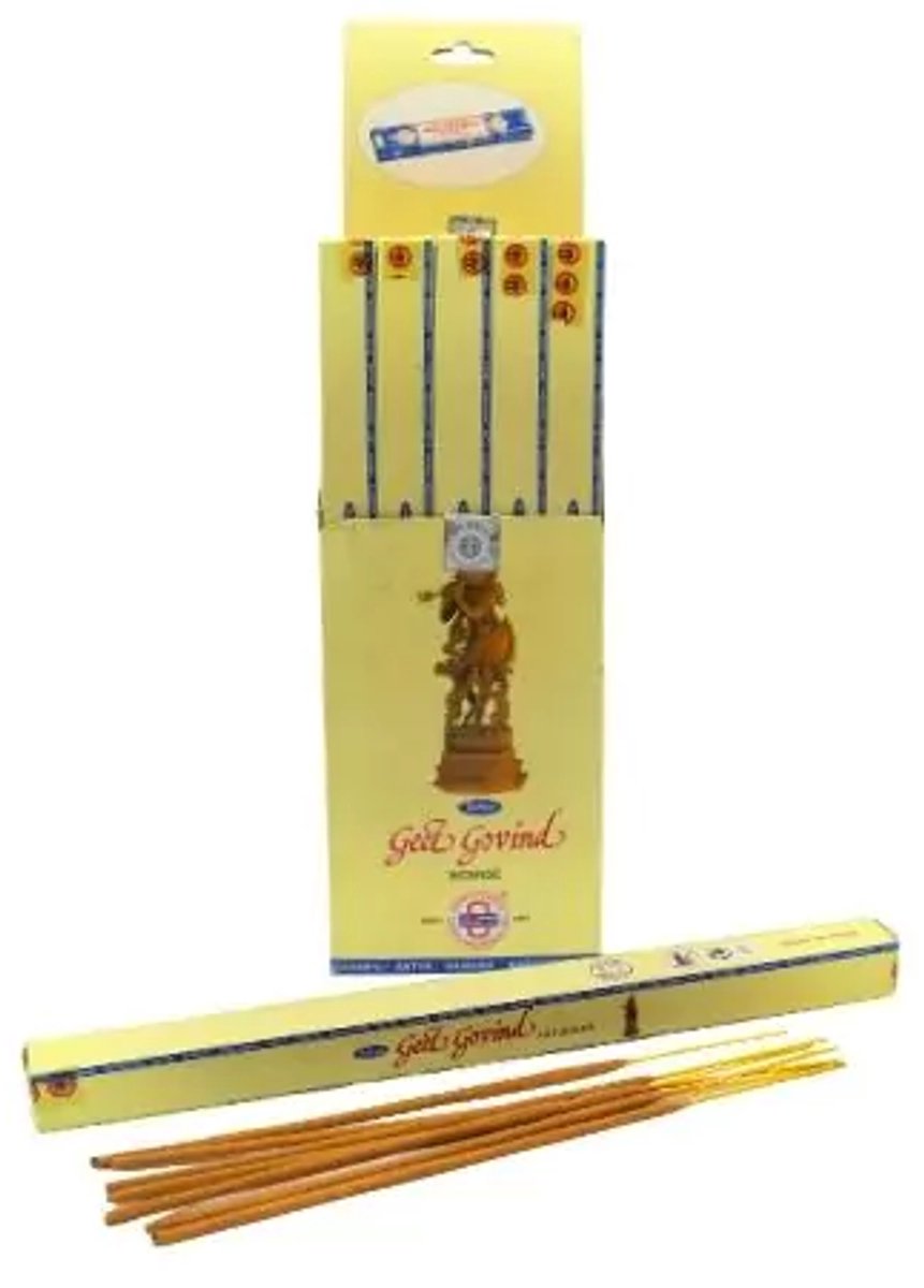 Green Tree Candle Satya Geet Govind Natural Incense (25x10 gr.) Multicolor