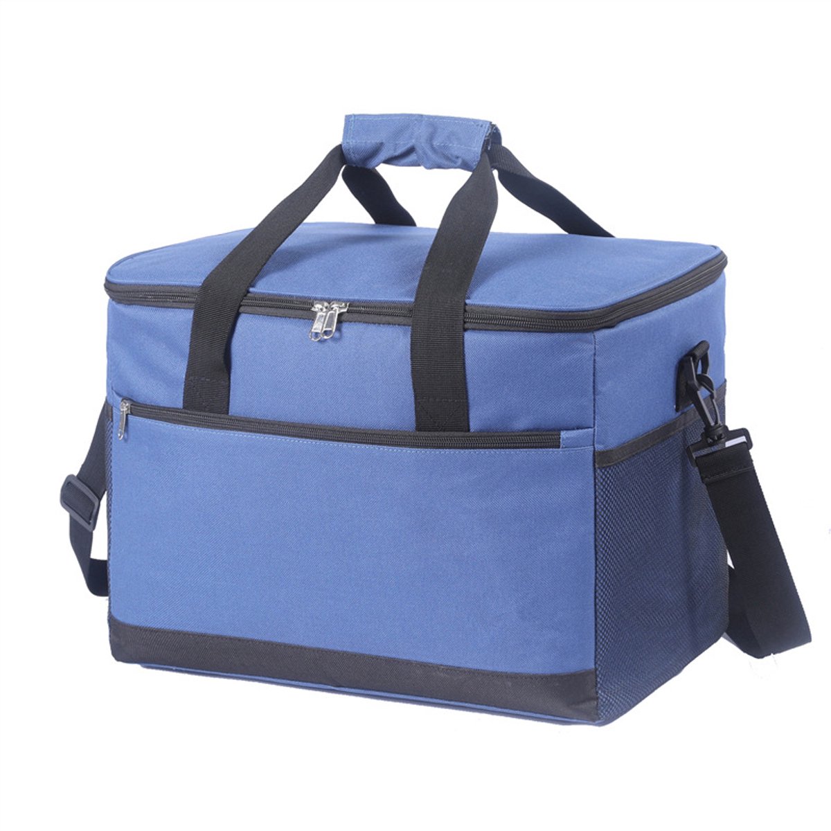 Koeltas - 38*24*30cm Picknicktas - Lunchtas - Geïsoleerde tas - Opvouwbaar - Lekvrij en waterdicht - Geïsoleerde tas voor voedseltransport - Blauw