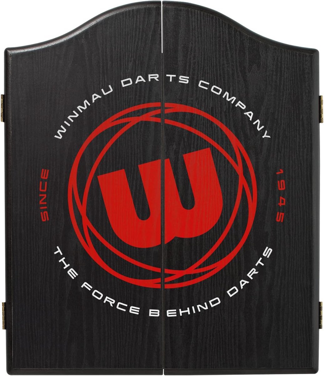 Deluxe Dartbord Kast met Logo Ontwerp | Heavy Duty Dartsysteem