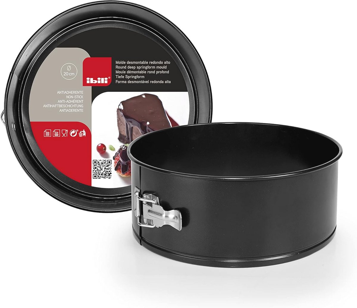 Springvorm Hoog met Antiaanbaklaag - 26 cm