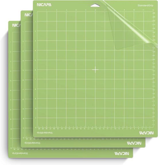 Snijmat voor Cricut - Standaard Grip, Antislip, Flexibel, Vinyl-Groen ...
