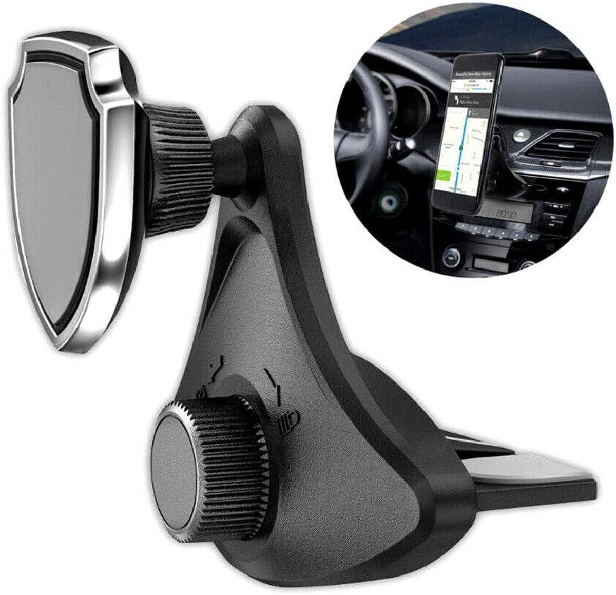 Magnetische Auto CD Houder - GPS Ruimtehouder voor Auto