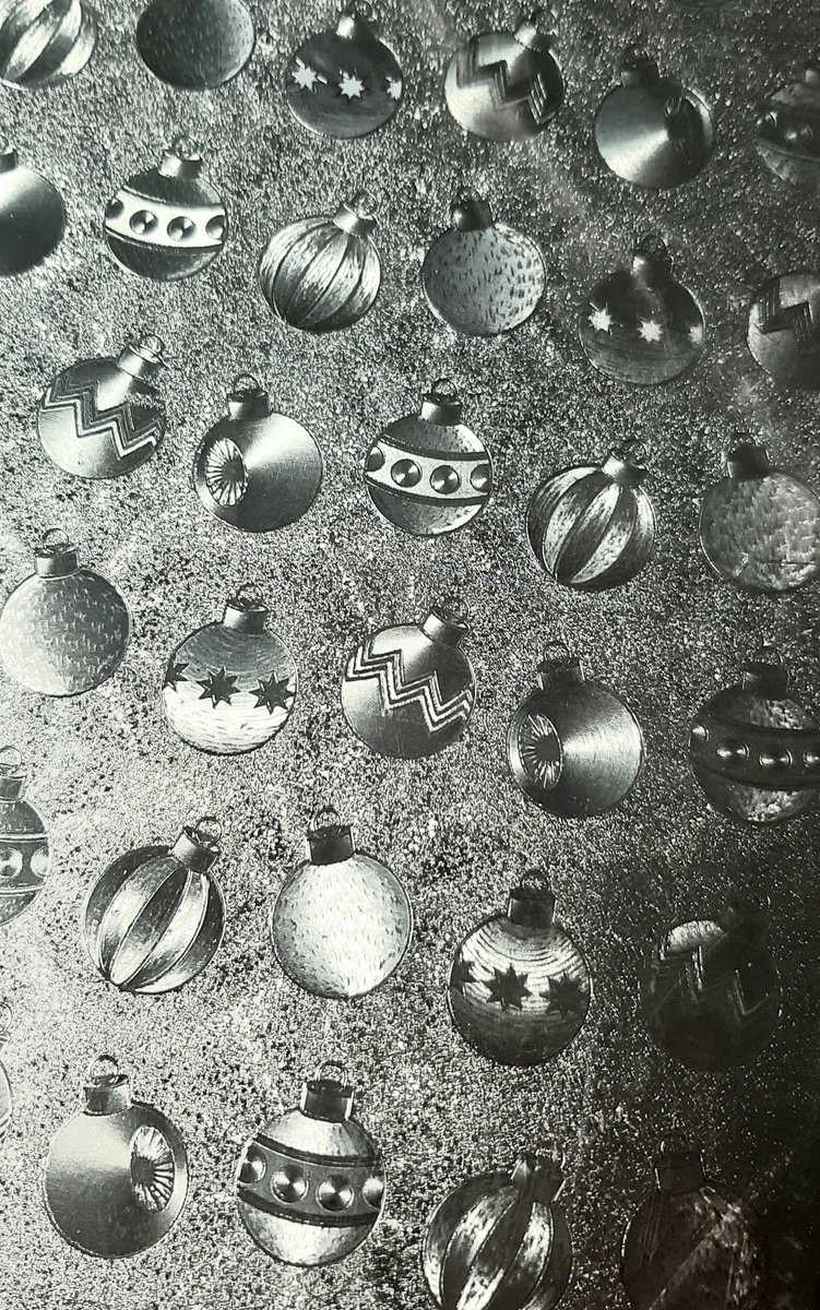 11-170-1011 - holografisch metallic papier kerstbal - zilver kerstballen - knutselen kerst - 5 vel A4 hobbykarton