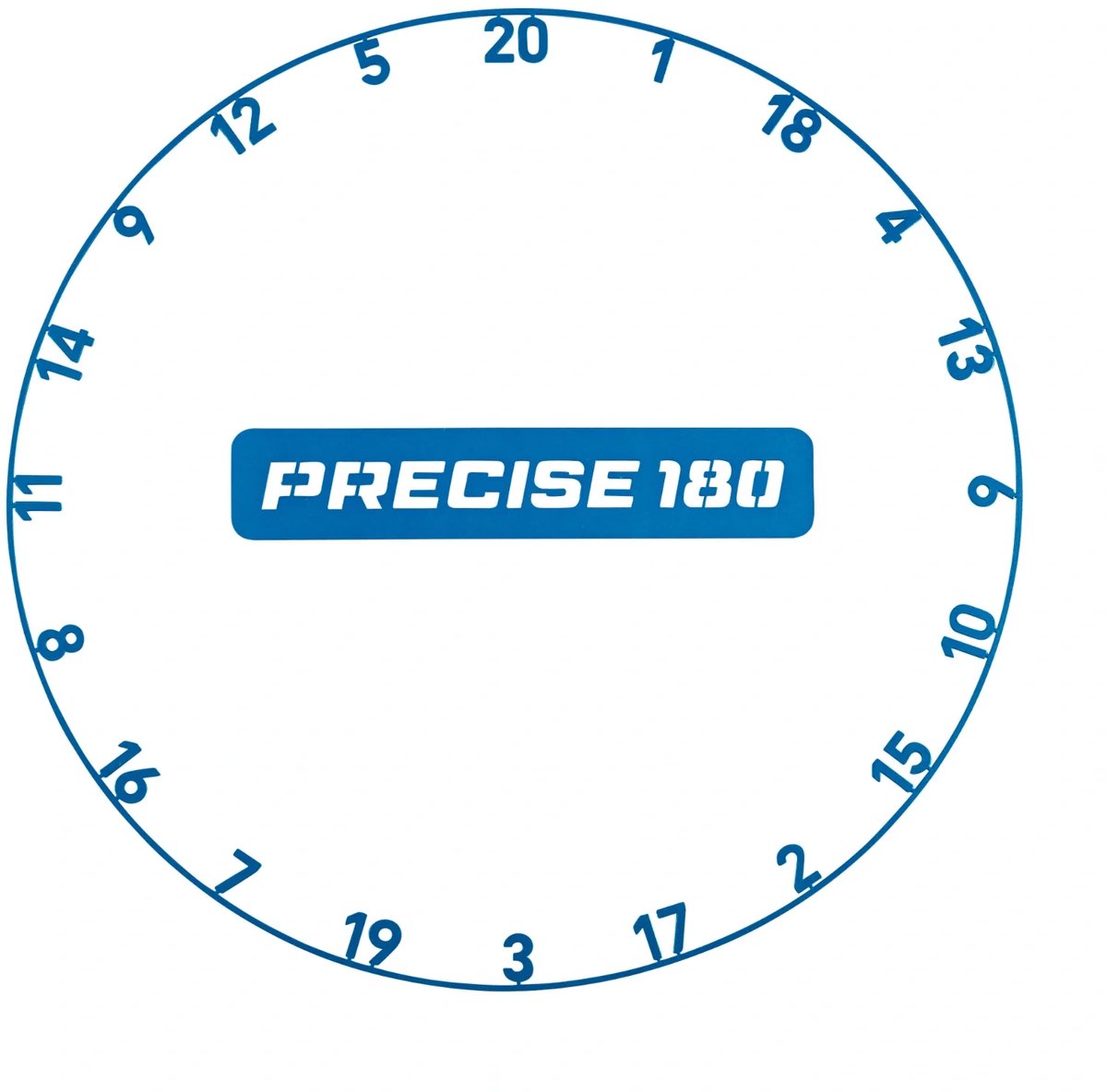 Precise180 Numberring Arctic Blue - Cijferring Dartbord