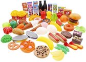 PlaySet Food - Etenswaren speelset - 60 delig set - vanaf 18 maanden - kinder peuter speelgoed -