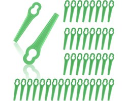 Plastic Knives - Pack of 110 Dark Green Replacement Blades - Plastic Grass Trimmer Blades - Plastic Brush Cutter Blades voor Einhell GC-CT 18/24 Li - ECC