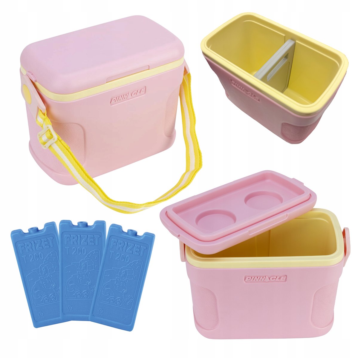 Pinnacle Koelbox 8L Roze met 4 Koelpacks - Ideaal voor Buiten