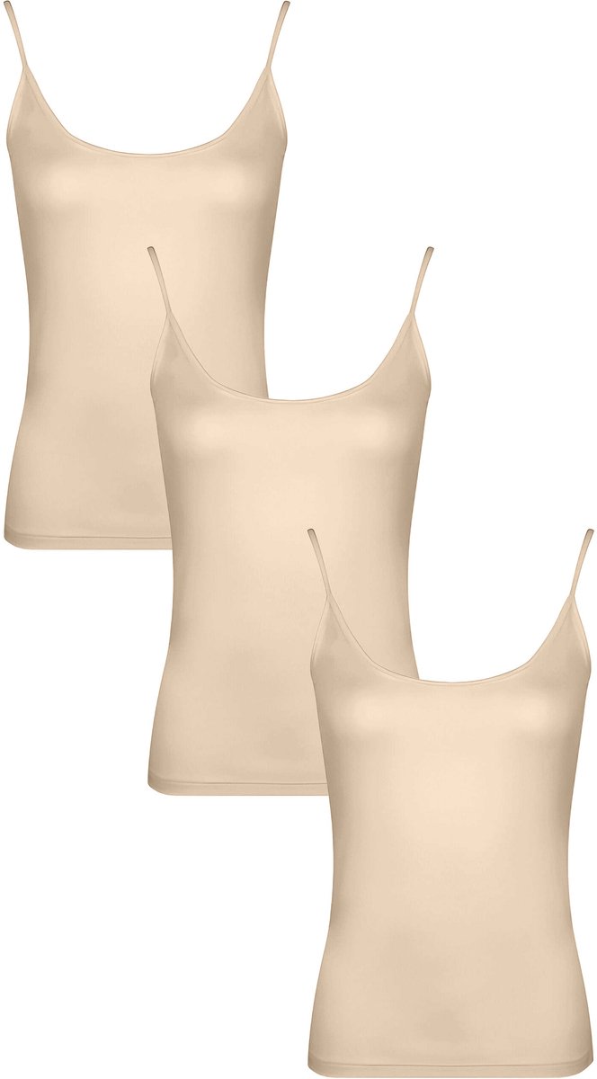 BASIC MAX Spaghetti Tanktop 3 Pak