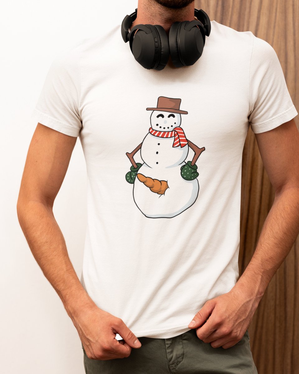 Funny Snowman Kerst - Kerst T-shirt Wit - Grappig T-shirt - Maat XL - Kerst Cadeau Mannen - Limited Edition