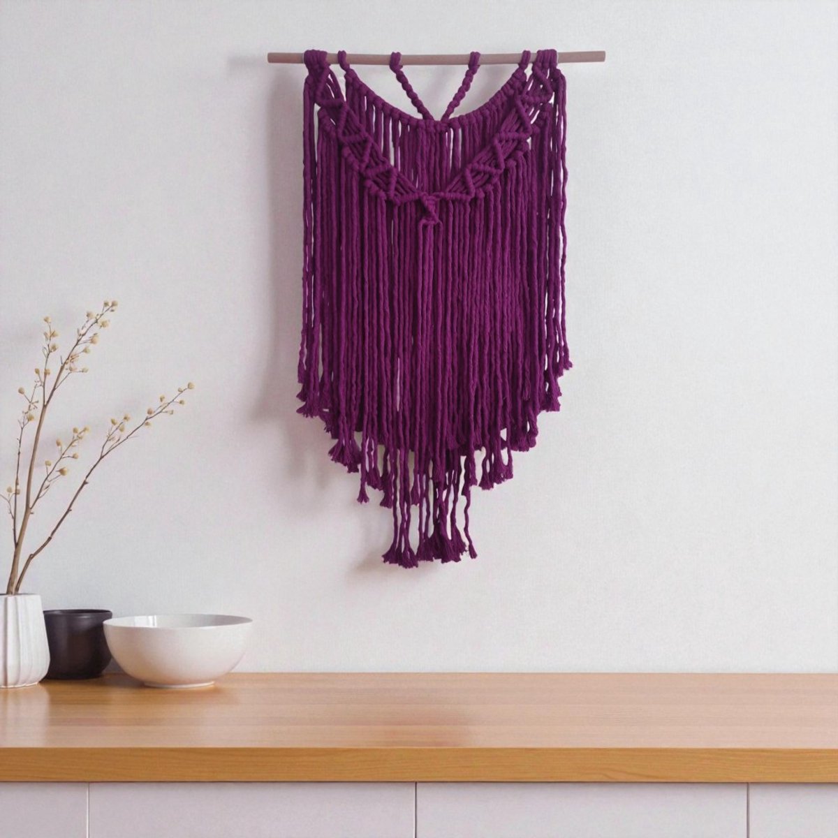 Hibisaws Macramé 110 cm (B) x 82 cm (H
