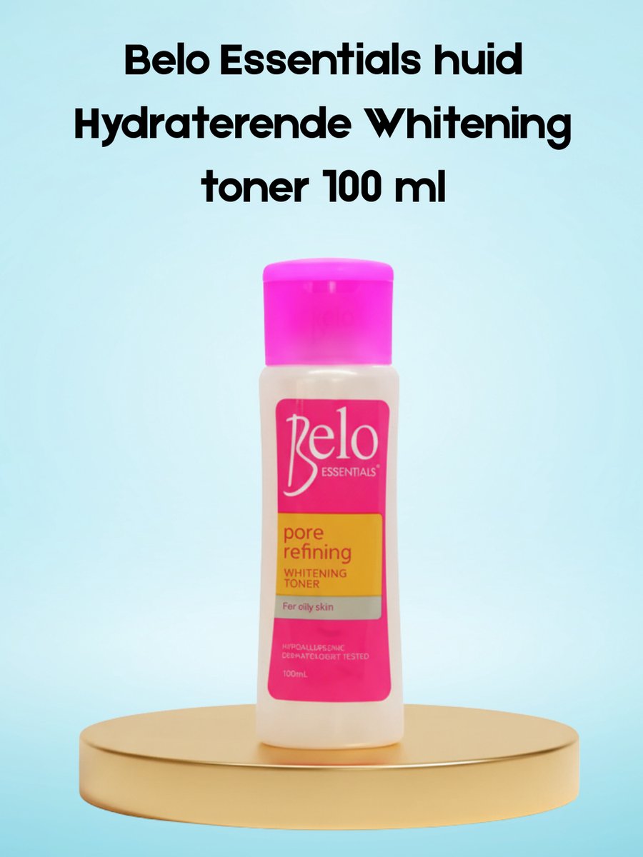 Belo Essentials Skin Hydrating Whitening Toner – 100 ml – Verhelderende & Hydraterende Huidtoner – Helpt Donkere Vlekken te verminderen, Egaliseert de Huidtint & Hydrateert Intensief – Voor een Gladde, Stralende & Gezonde Huid