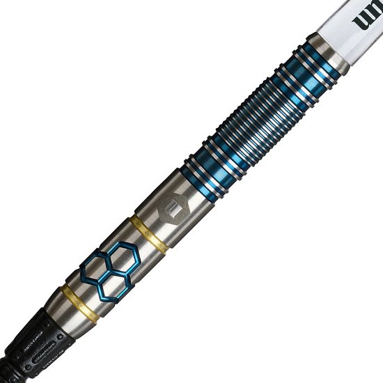 Unicorn Hexium 2 Blue Gold 90% - Soft Tip Darts van Unicorn — afbeelding 5