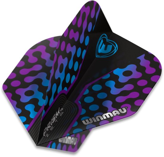 Winmau Prism Zeta Black & Purple - Dart Flights van Merkloos — afbeelding 4