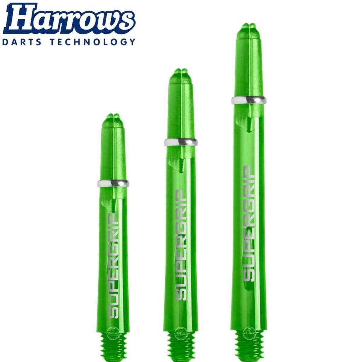 Harrows Supergrip Green - Dart Shafts