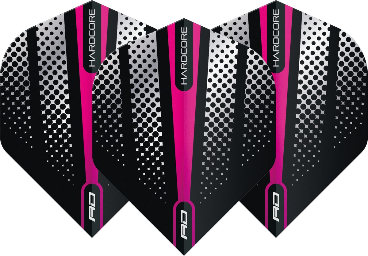 Red Dragon Hardcore Radical Pink Flash - Dart Flights
