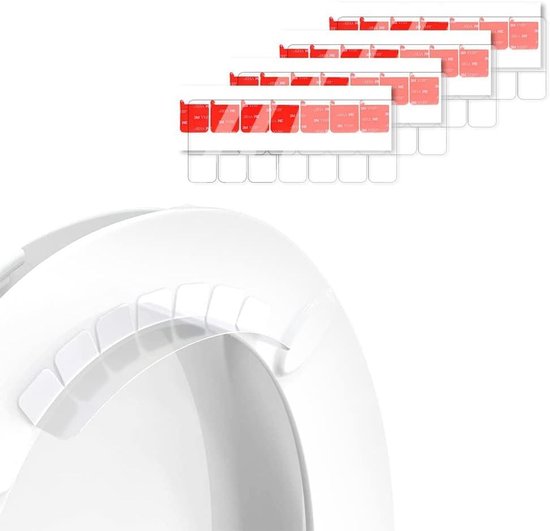 Lot de 4 protections Splash Toilettes - Protection pour siège de toilette - Apprentissage de la propreté - Protection anti Splash pour Enfants et Adultes