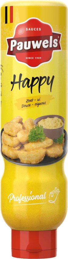 Pauwels Happy Saus - Tube 1L - Zoet & Kruidig
