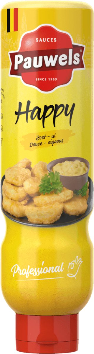 Pauwels Happy Saus - Tube 1L - Zoet & Kruidig