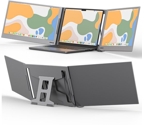 VisionMate 15.6″ Tri-Screen D...