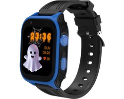 DrPhone KidsTimeX14 – 4G Kinder Smartwatch met GPS - WhatsApp – Videobellen – Bluetooth – Hotspot – SOS – Nederlandse Mobiele App - Camera & 1.83” HD Touchscreen – IP67 Waterdicht - Blauw/Zwart