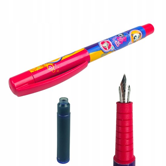 Online Vulpen College Manga, Inktvulpen voor rechtshandigen, ergonomische handgreep, Iridiumpen medium, standaard inktpatronen, incl. combicartridge blauw, 1 stuk (1 stuk Online Vulpen College Manga, Inktvulpen voor rechtshandigen, ergonomische handgreep, Iridiumpen medium, standaard inktpatronen, incl. combicartridge blauw, 1 stuk (1 stuk