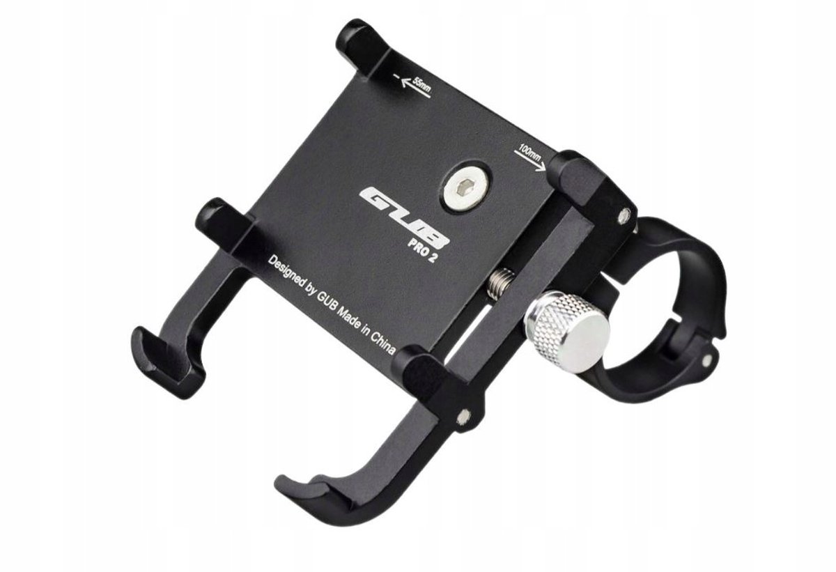 Aluminium Fiets Telefoonhouder 55-100mm Stuur 25,4-31,8mm