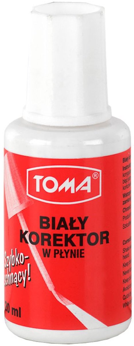 Toma TO-019 Vloeibare Correctievloheiste met Penseel 20ml
