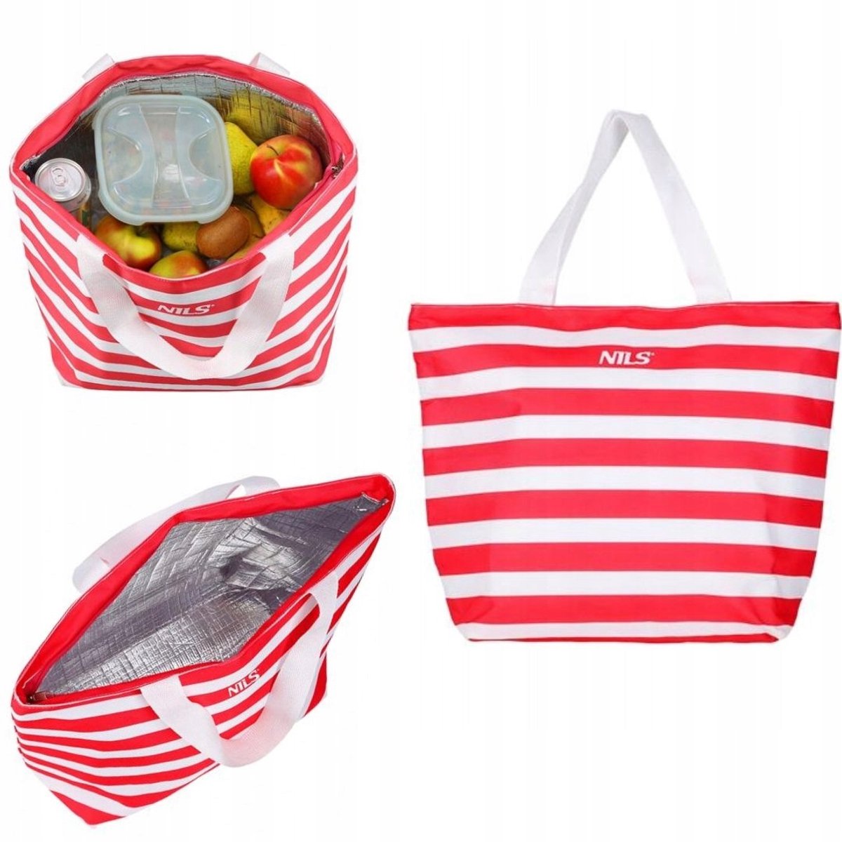 Nils NC3100 Rode Thermotas 32L - Ideaal voor Strand & Picknick