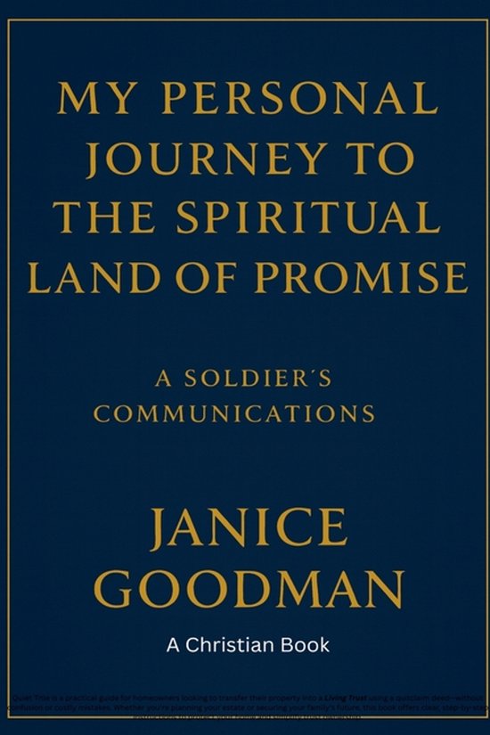 My Personal Journey to the Spiritual Land of Promise - cover