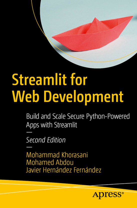 Streamlit for Web Development - cover