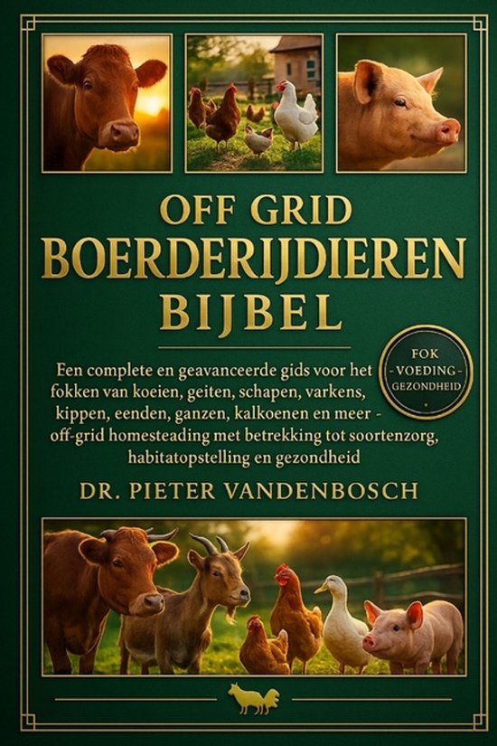 Off Grid Boerderij Dieren Bijbel 4 Boeken In 1 - cover