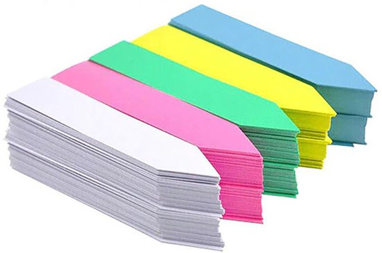 Plantenlabels - Plastic plantenlabels - 500 Stuks - 10 x 2 cm - Plantenetiketten -...