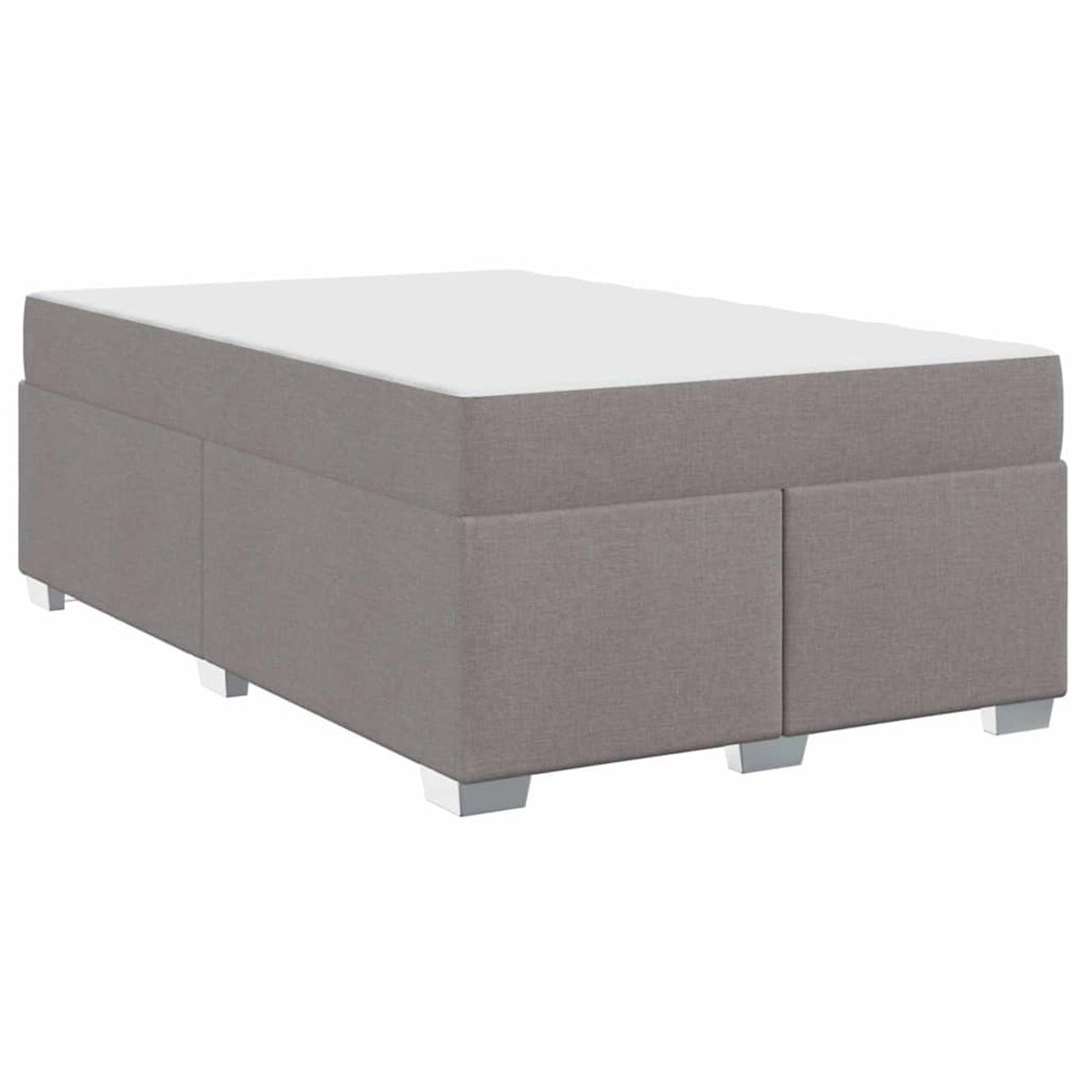 Tweepersoonsbed | Dubbelbed | Volwassenenbed | Bedframe Taupe 120 x 190 cm Stof