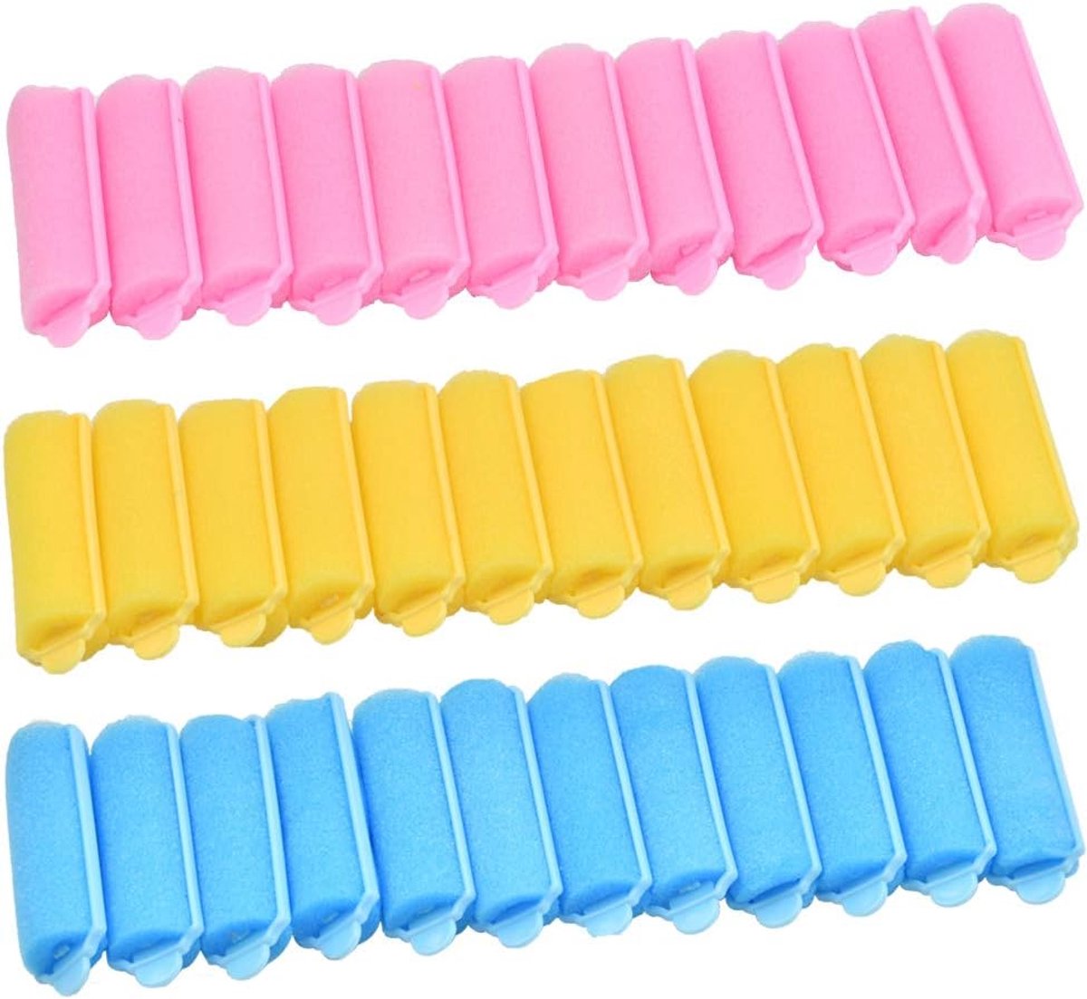 36pcs Foam Sponge Haarrollers - Haarstyling - Zachte Slaap Haarcurlers