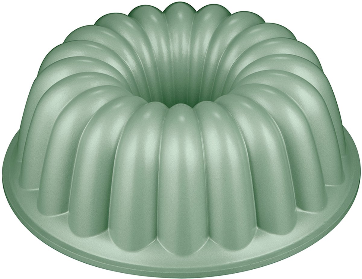 Primecook Smeralda Tulbandvorm 25 cm - PFAS vrije bundtvorm - antiaanbak bakvorm uit gietaluminium - Ecoshield coating