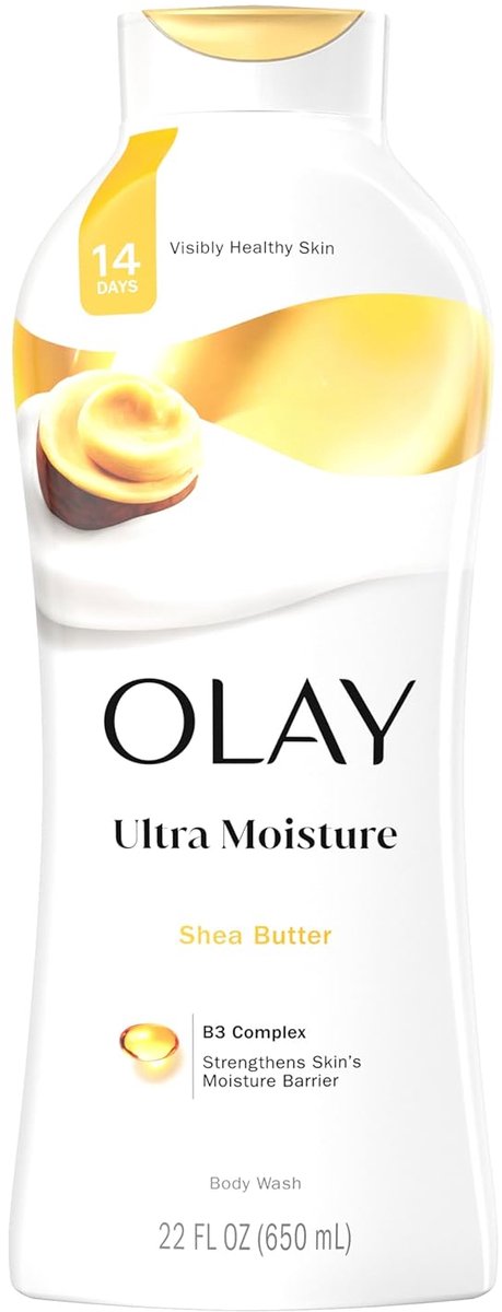 Olay Ultra Moisture Body Wash with Shea Butter 24hr Moisturizing, Hydrating & Refreshing, 650ml
