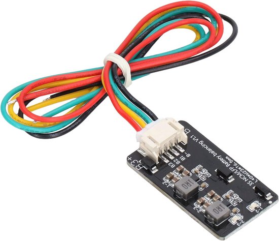TICFOX Universele Batterij Actieve Equalizer Balancer Lithium Batterij Balancer Board 12?16S Actieve Equalizer Module Lichtgewicht Energie Transfer Board voor LTO LPO LFP 1.8V?4.5V