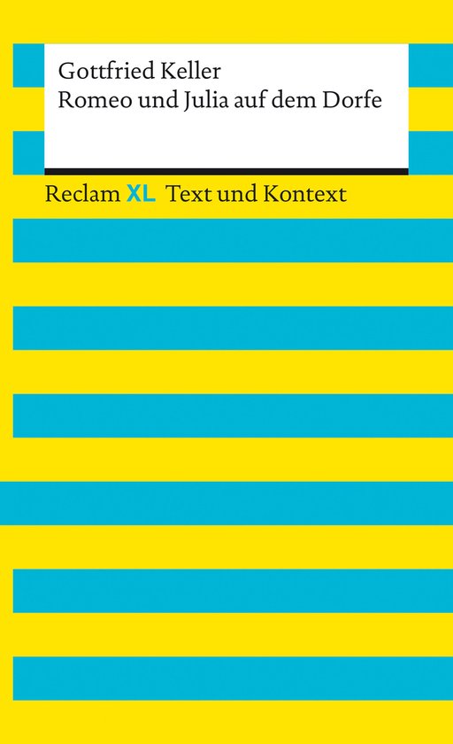 Reclam XL – Text und Kontext - Romeo und Julia auf dem Dor ... - cover
