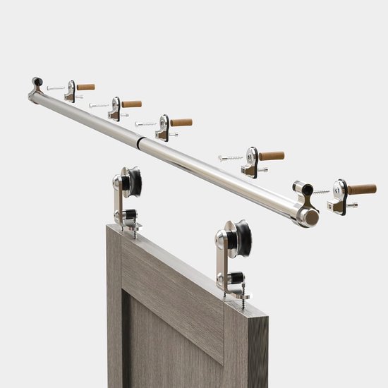 Compleet schuifdeursysteem geze rollan 80 nt, totale lengte rail 2350mm, geschikt voor deuren van 500 t/m 1190 mm – Bestel Online
