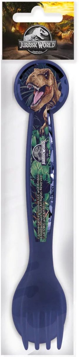 Jurassic World - baby / peuter / kleuter - vork en lepel set - 2 stuks - bestekset - dino