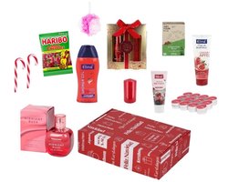 Dames Beauty Geschenk set - Cadeaupakket - Kerstpakket met luxe parfum artikelen en giftset met creme - lotion - thee - kaarsen - Rituals items - Relatiegeschenk - Feestdagen pakket - Giftbox - Winter pakket